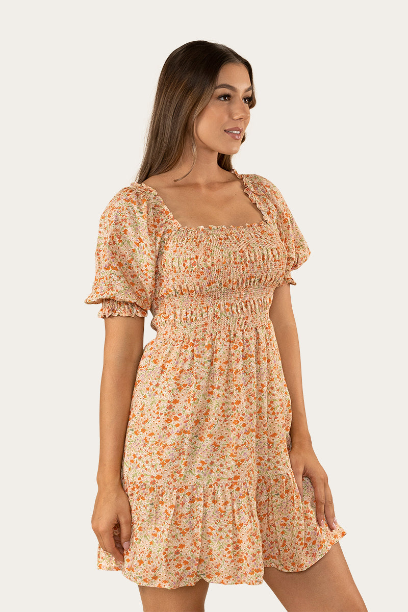 Ringers Western Tahlia Womens Shirred Mini Dress