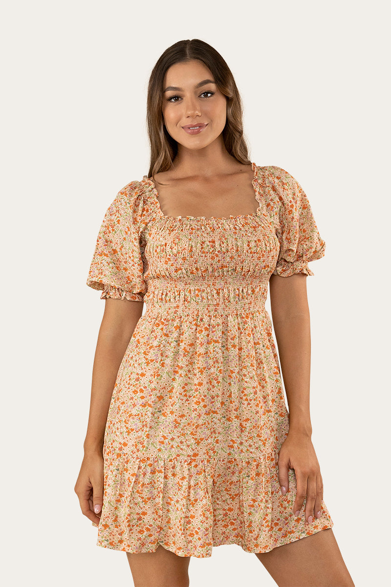 Ringers Western Tahlia Womens Shirred Mini Dress