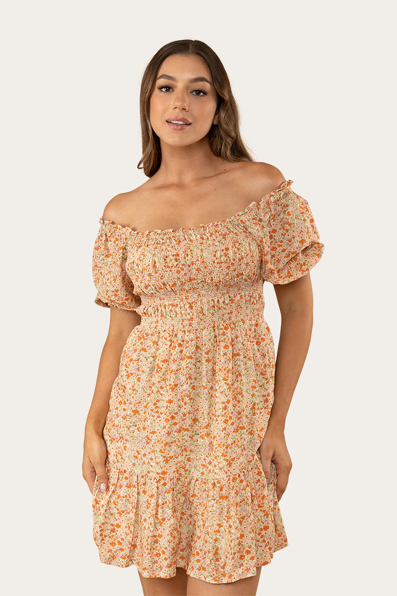 Ringers Western Tahlia Womens Shirred Mini Dress