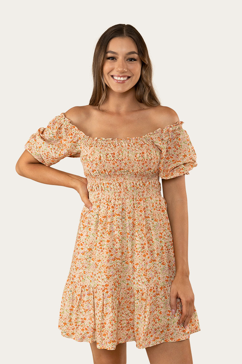 Ringers Western Tahlia Womens Shirred Mini Dress