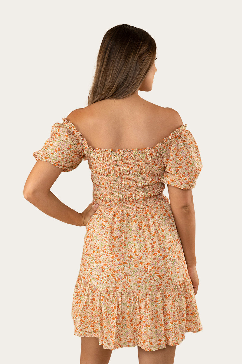 Ringers Western Tahlia Womens Shirred Mini Dress