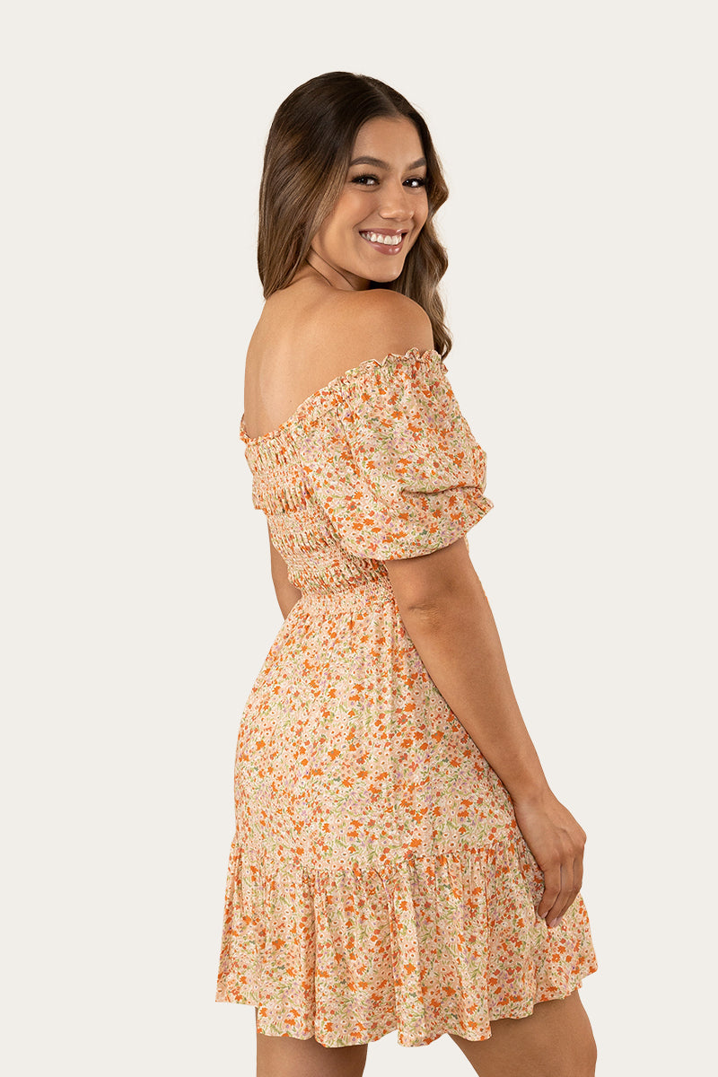 Ringers Western Tahlia Womens Shirred Mini Dress