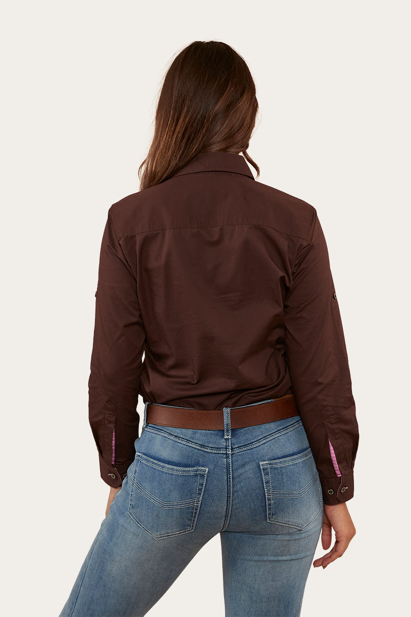 Ringers Western Pentecost River Womens Half Button Work Shirt