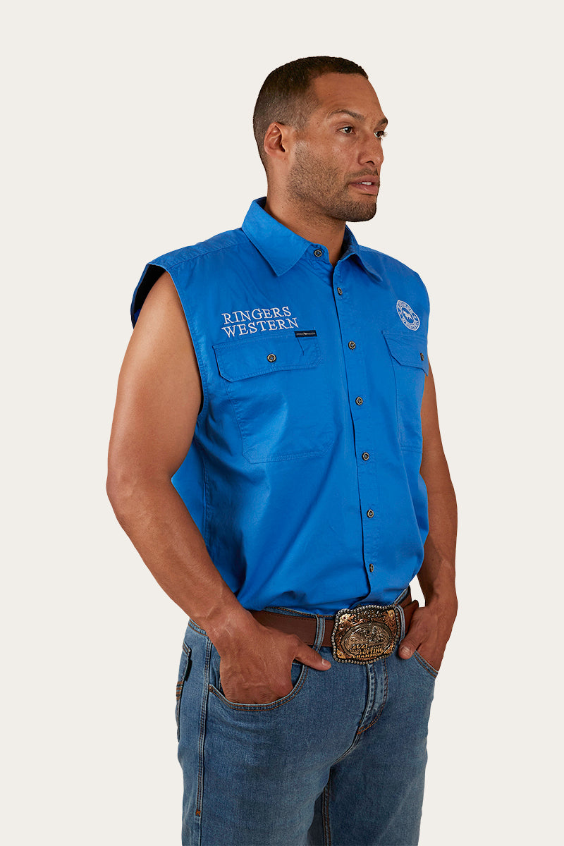 Ringers Western Hawkeye Mens Sleeveless Work Shirt