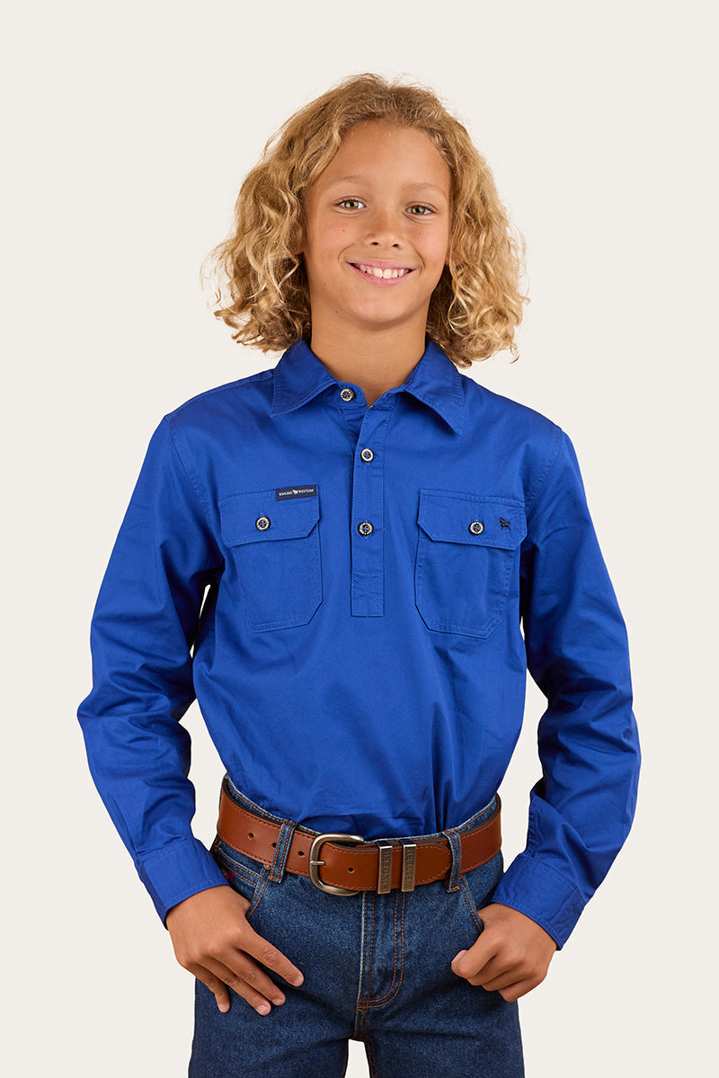 Ringers Western Ord River Kids Half Button Work Shirt