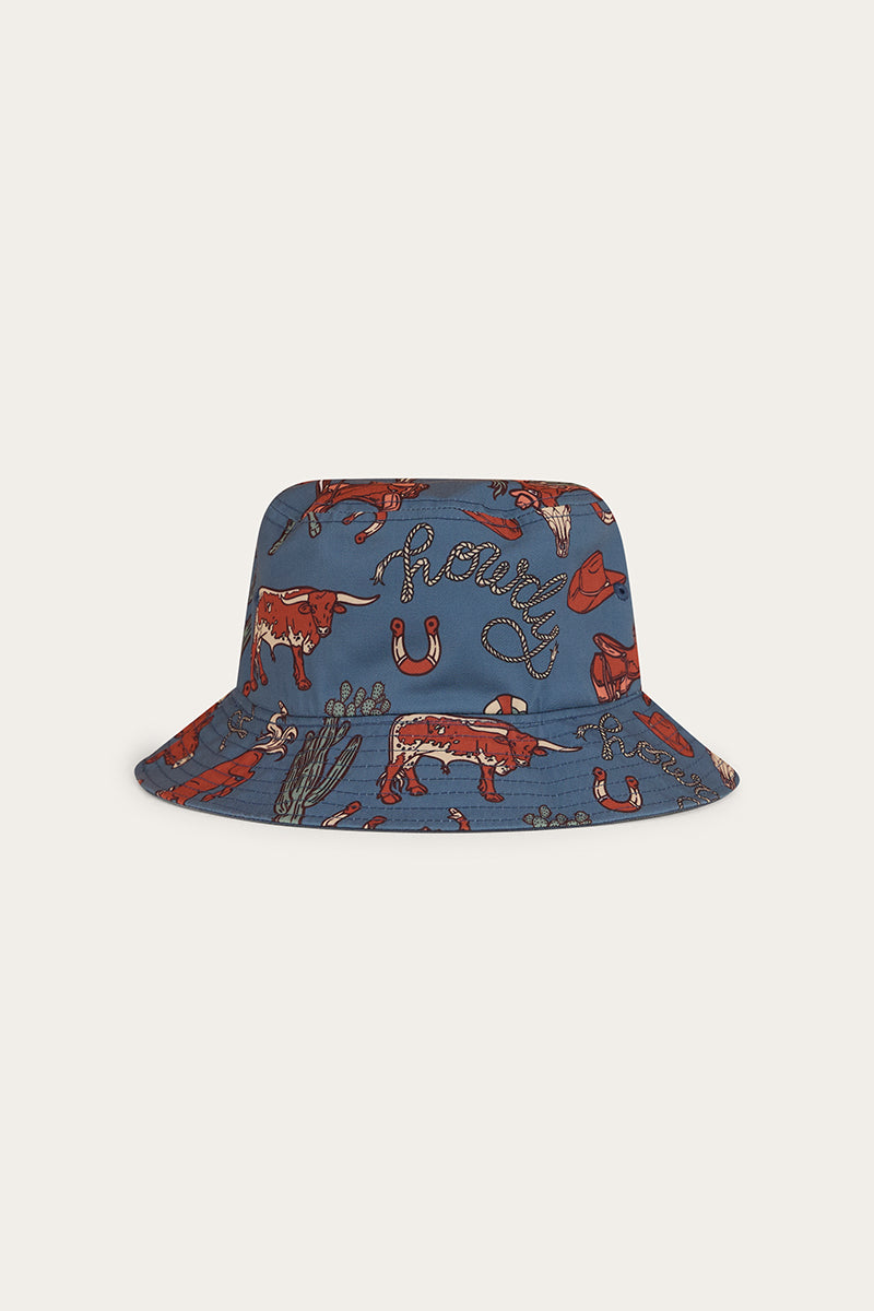 Ringers Western Mini Cowboy Kids Reversible Bucket Hat