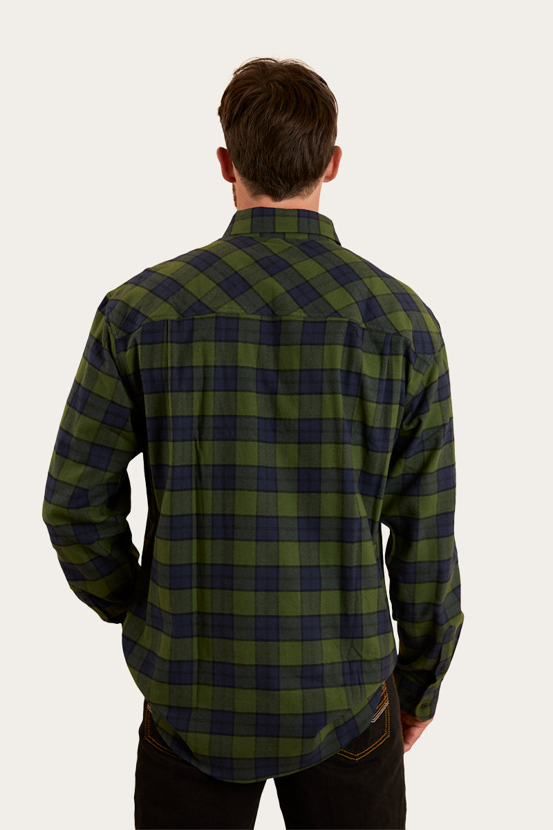 Ringers Western Kingswood Mens Half Button Flannel