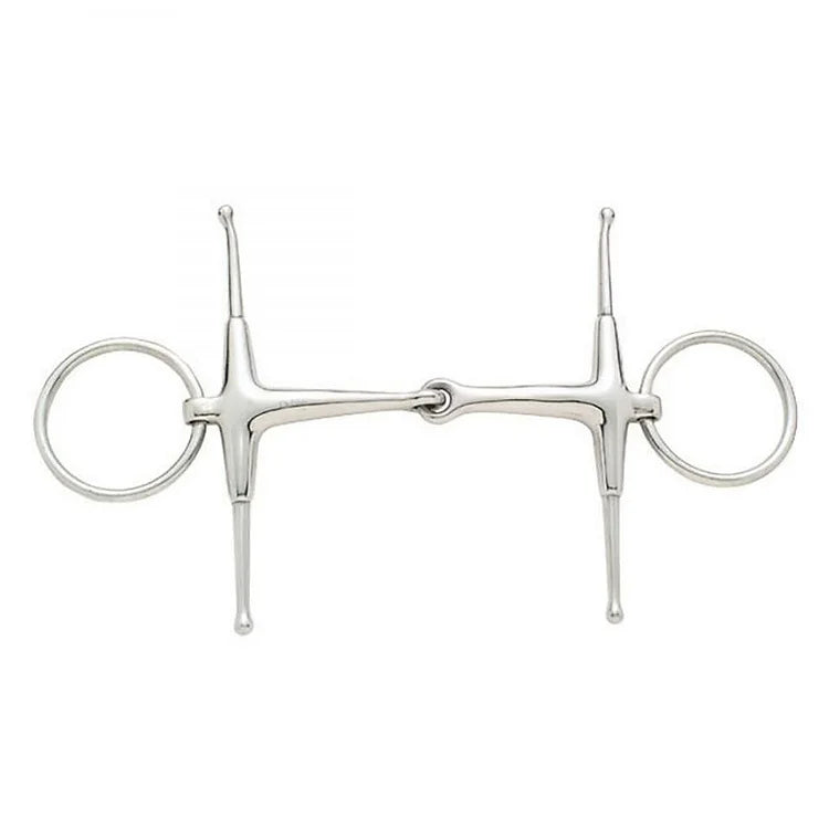 Korsteel Stainless Steel Jointed Fulmer Snaffle Bit