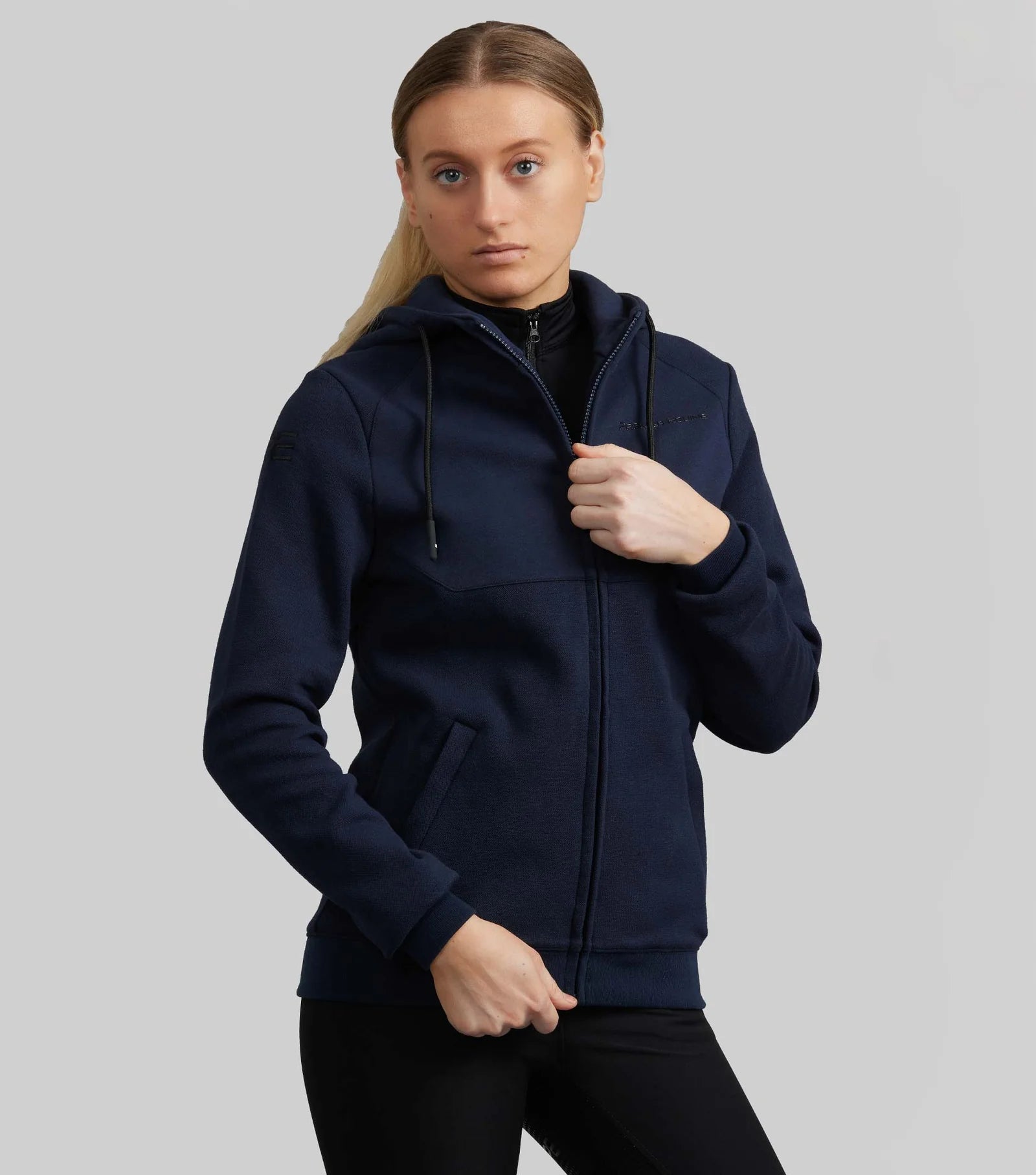 Premier Equine Legato Hooded Full-Zip Sweatshirt Phantom