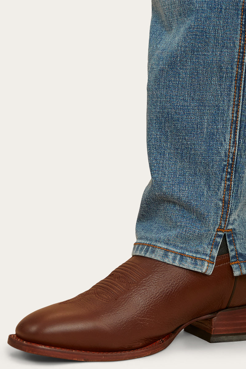 Ringers Western
Muster Rodeo Mens Straight Leg Jeans - Mid Wash Blue