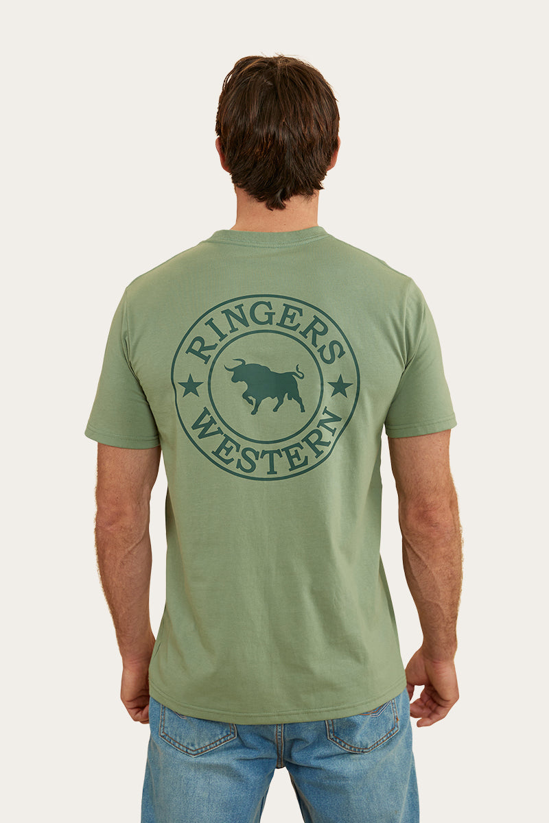 Ringers Western
Signature Bull Mens Classic Fit T-Shirt - Leaf/Pine
