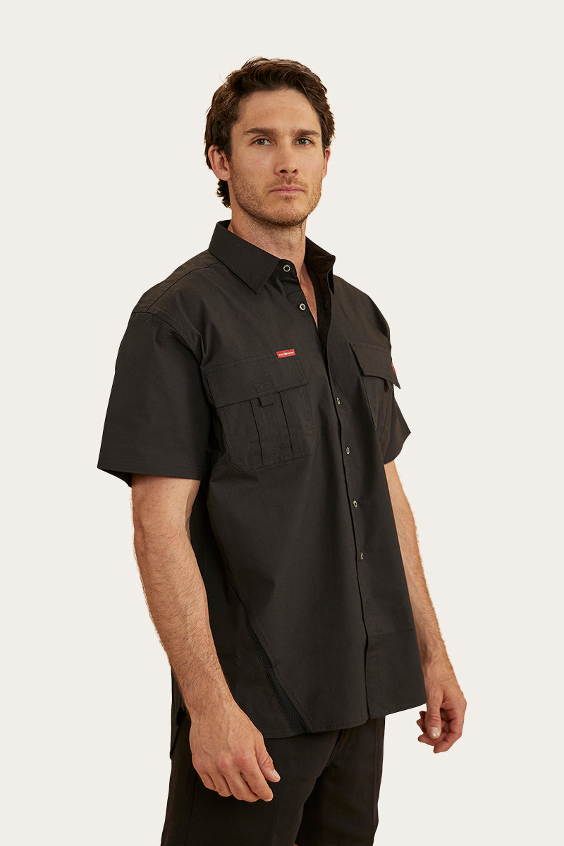 Ringers Western Bulgarra Mens Ripstop Full Button Work Shirt
