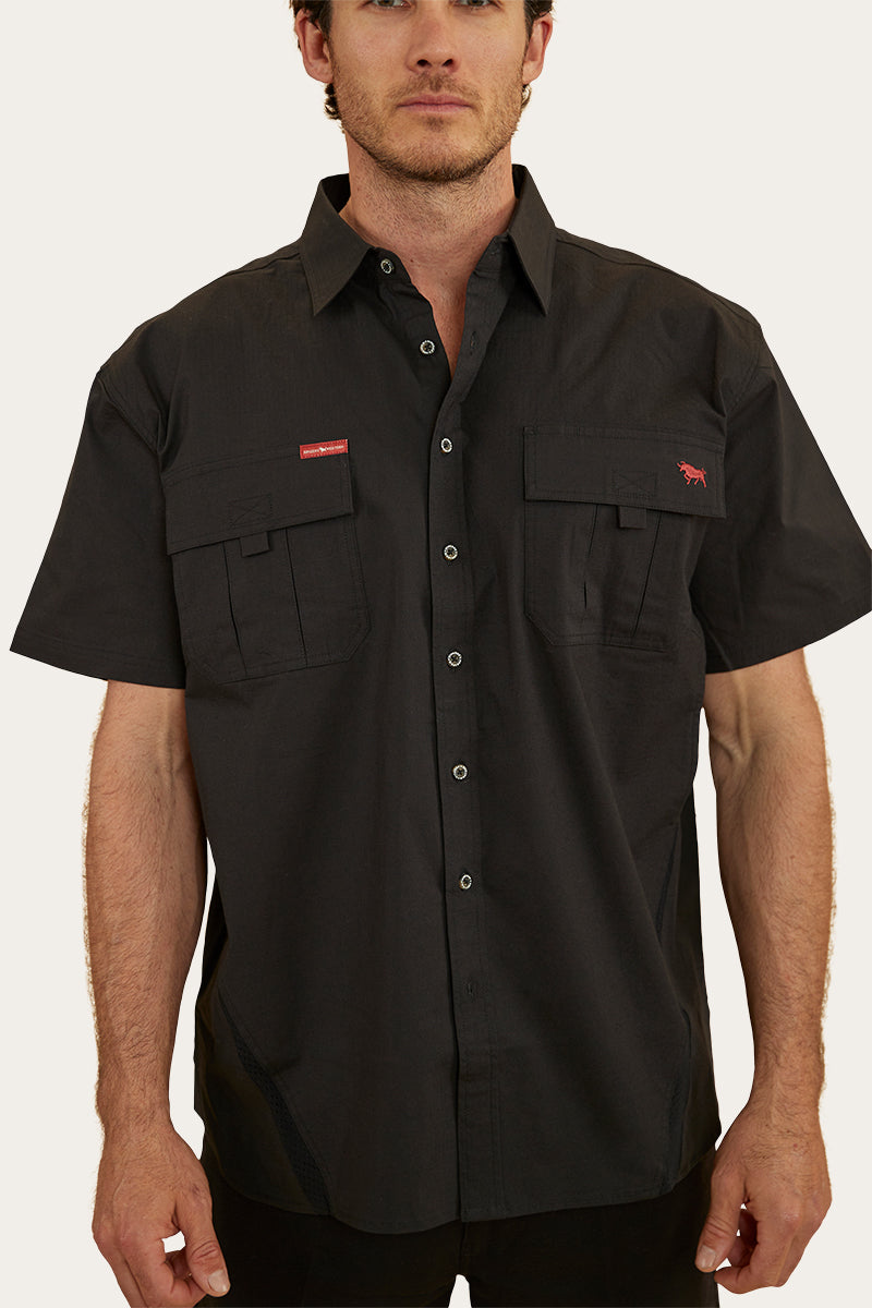 Ringers Western Bulgarra Mens Ripstop Full Button Work Shirt