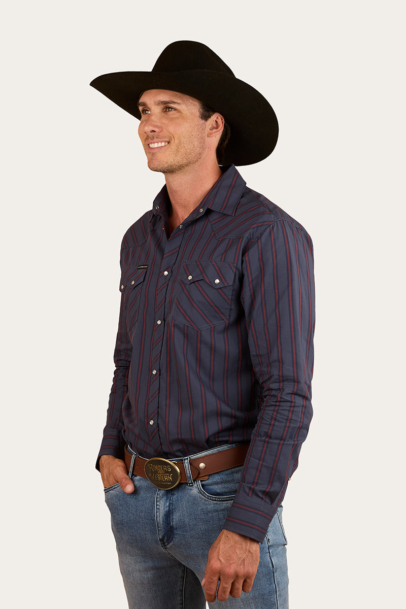 Ringers Western Mapleton Mens Western Shirt Stripe