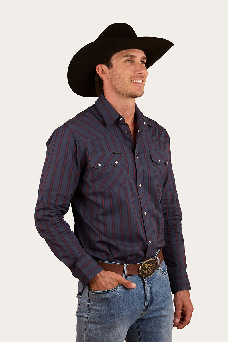 Ringers Western Mapleton Mens Western Shirt Stripe