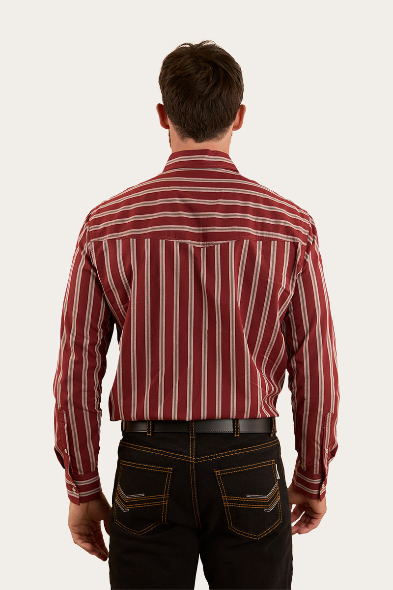 Ringers Western Mapleton Mens Western Shirt Stripe