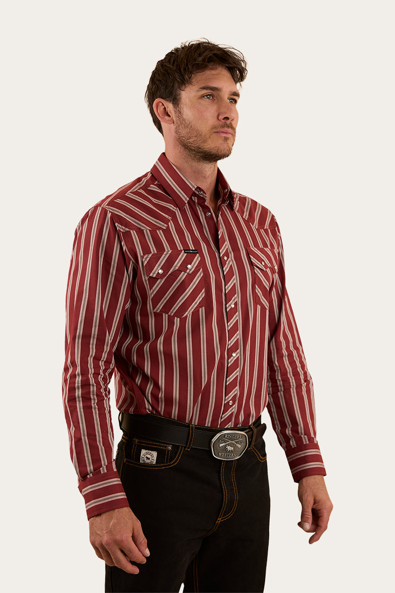 Ringers Western Mapleton Mens Western Shirt Stripe