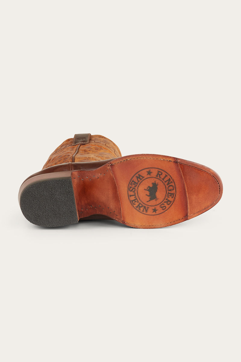 Ringers Western Davidson Mens Cuban Heel Boot