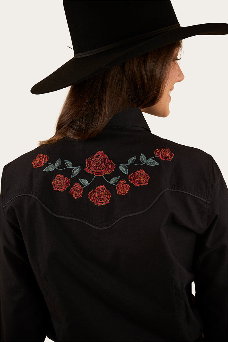 Ringers Western Midnight Rose Womens Western Shirt