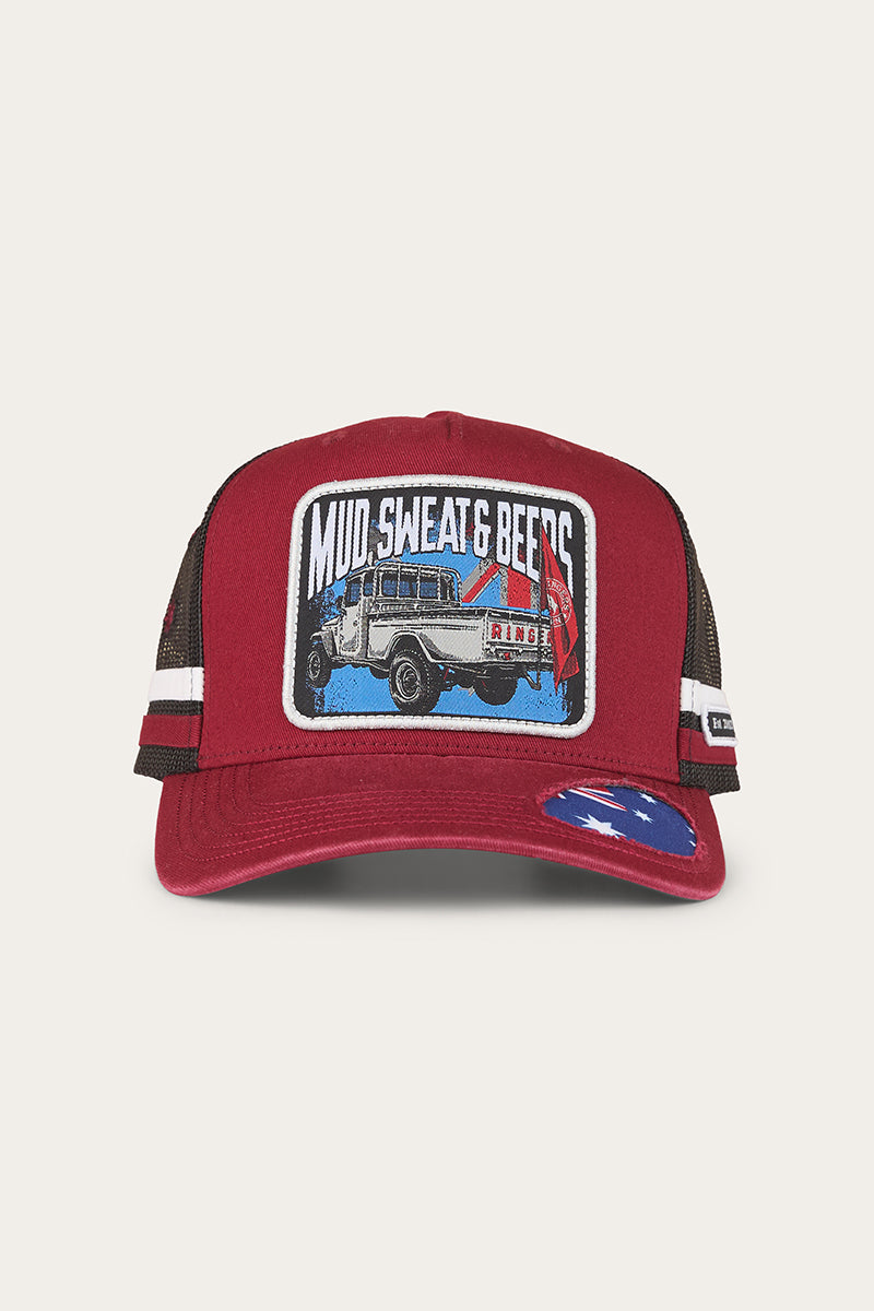 Ringers Western Mud Sweat Beers Deep Fit Trucker Cap