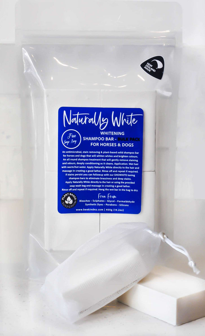 Naturally White - Whitening Shampoo Bar for Horses & Dogs