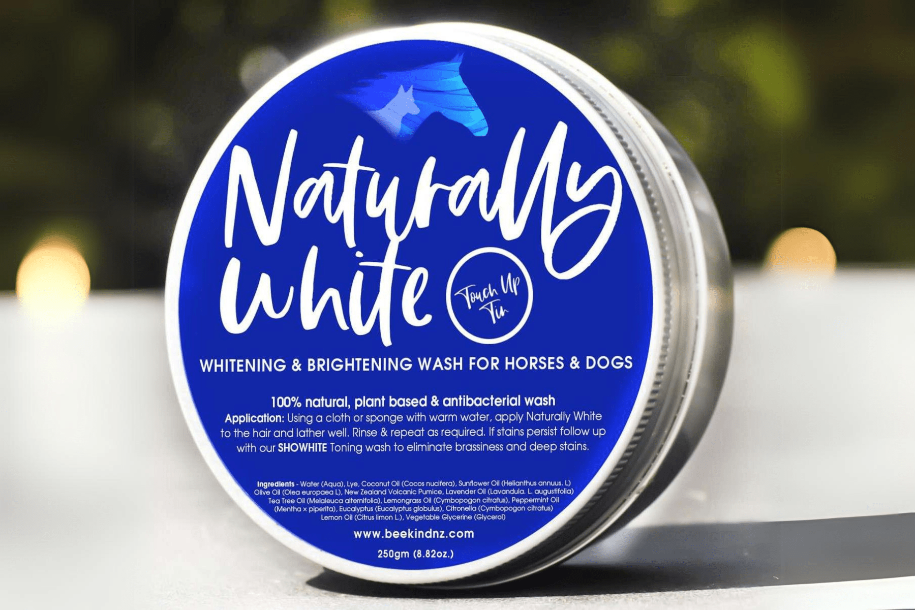Naturally White - Whitening Shampoo Bar for Horses & Dogs