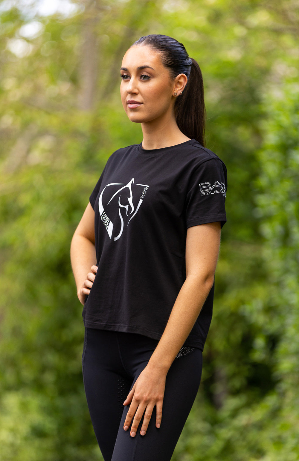 BARE Equestrian Diamond Series Logo T-Shirt