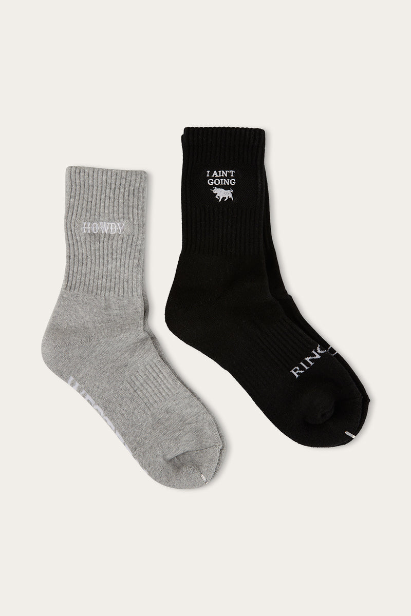 Ringers Western Howdy Unisex Sock 2 Pack