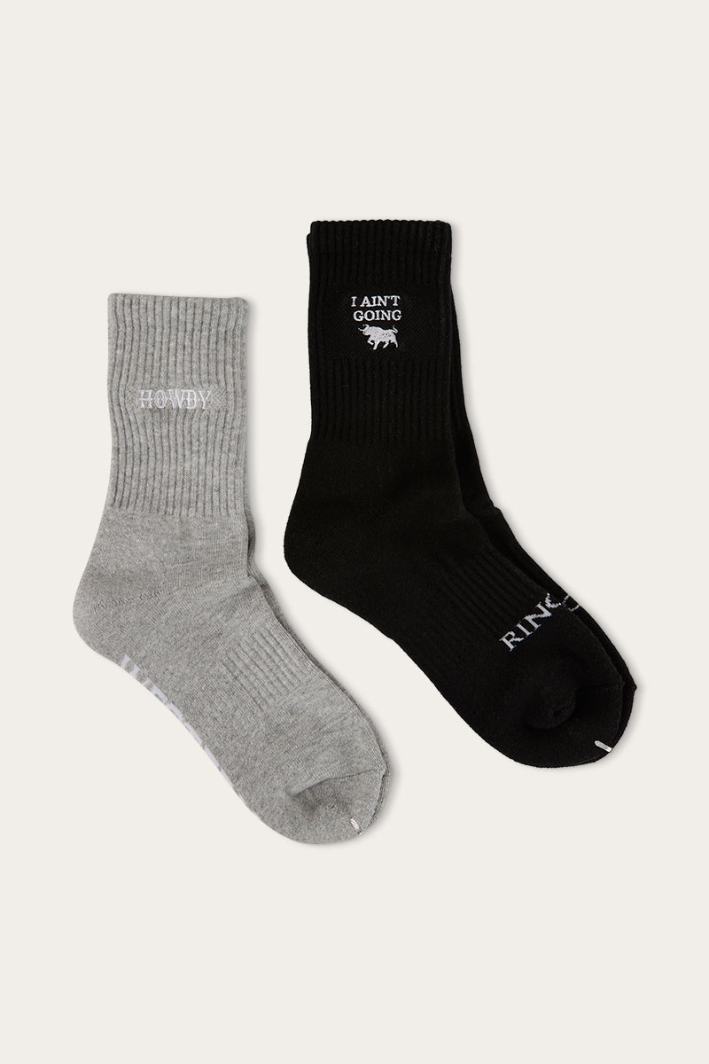 Ringers Western Howdy Unisex Sock 2 Pack