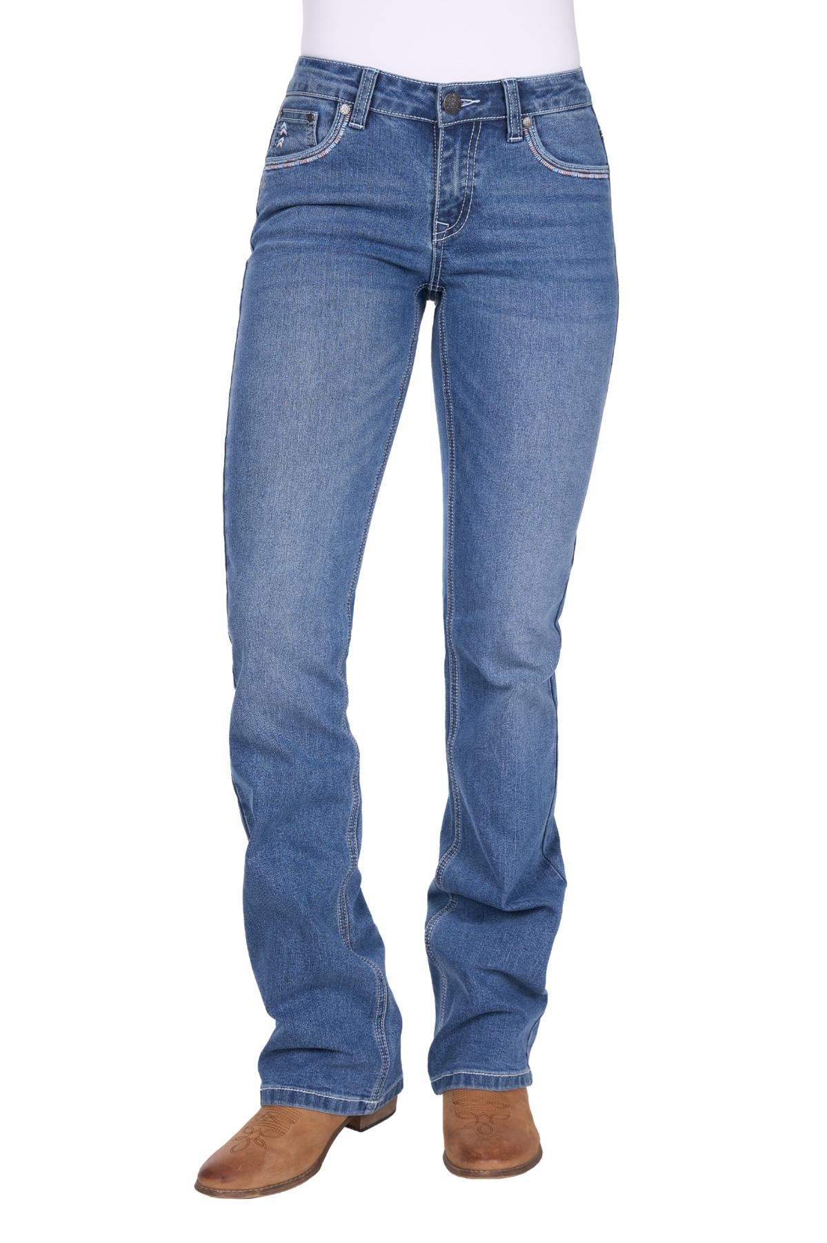 Pat Relaxed Rider Jean - Retro Blue