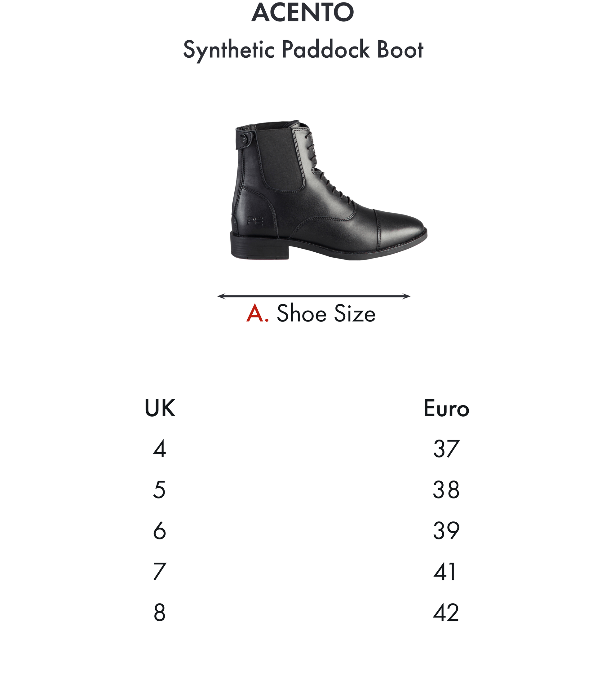 Premier Equine Acento Synthetic Paddock Boot