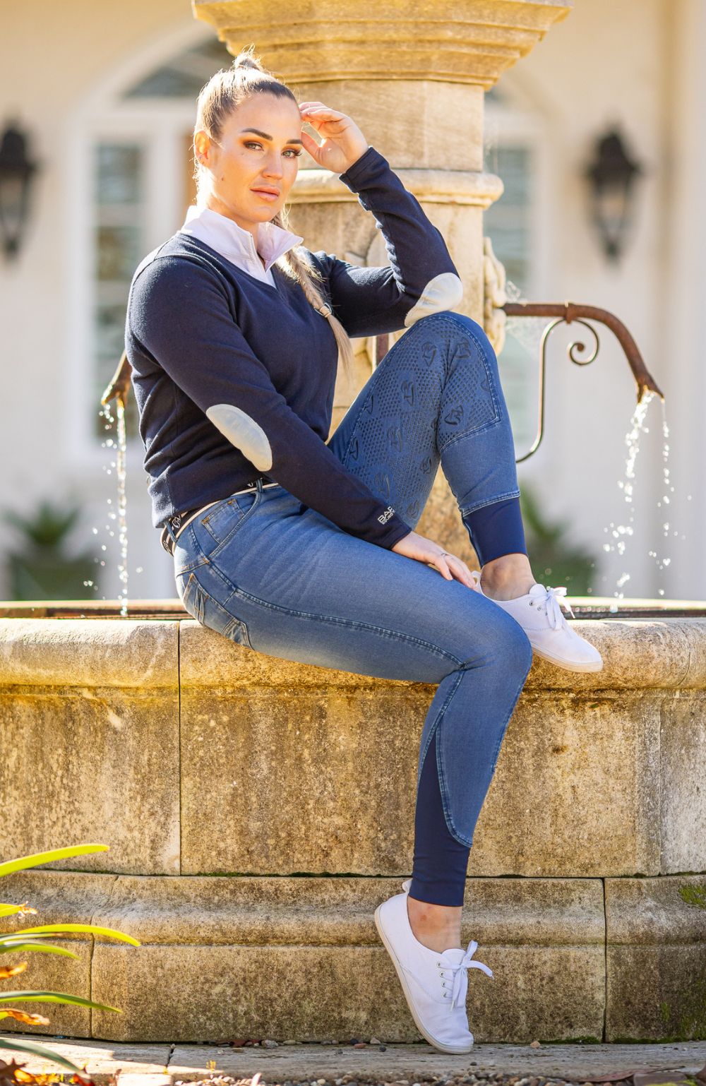 BARE Equestrian Signature Knitted Sweater