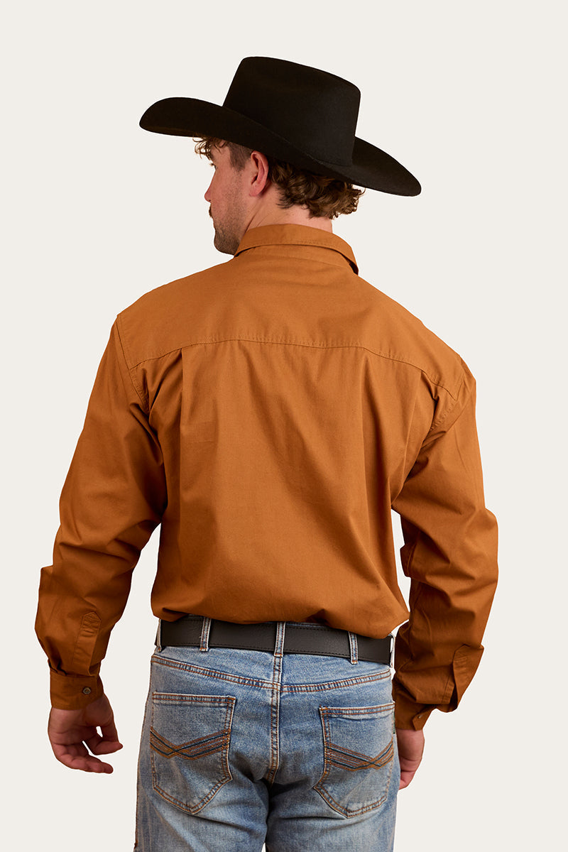 Ringers Western King River Mens Half Button Work Shirt