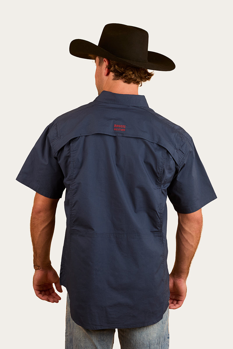 Ringers Western Bulgarra Mens Ripstop Full Button Work Shirt