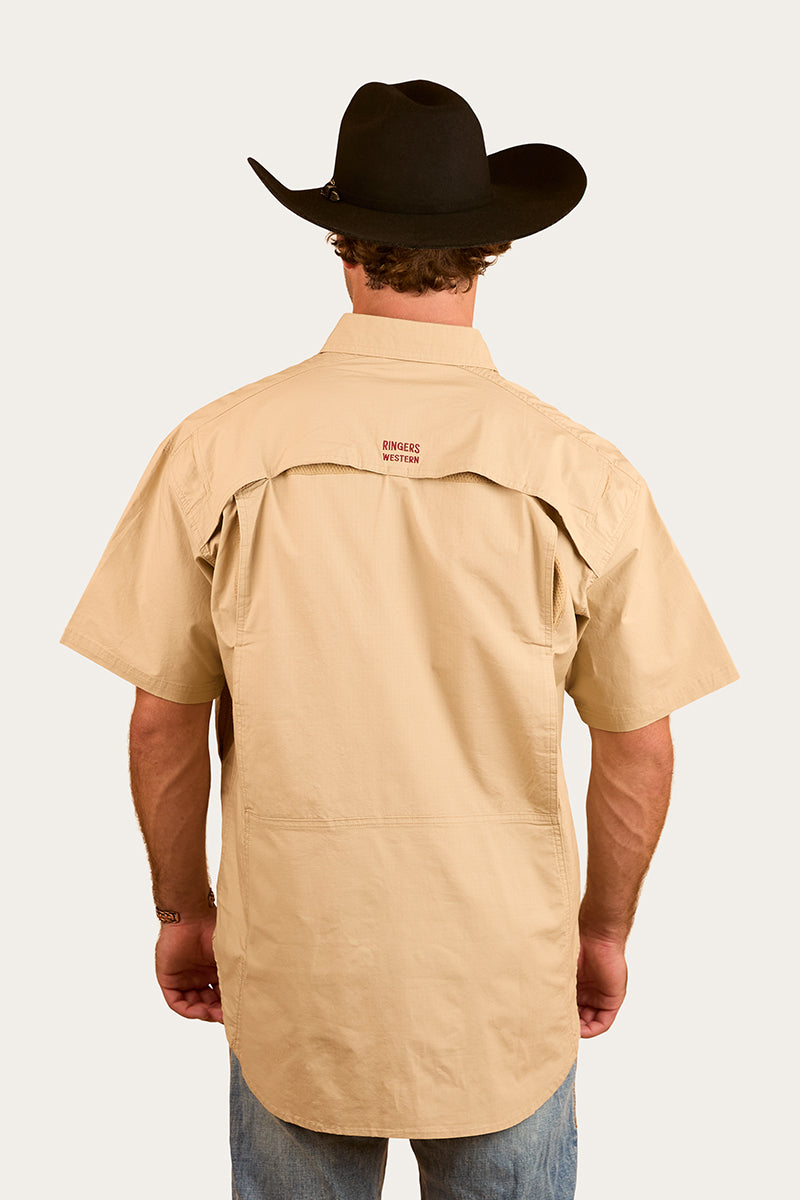 Ringers Western Bulgarra Mens Ripstop Full Button Work Shirt
