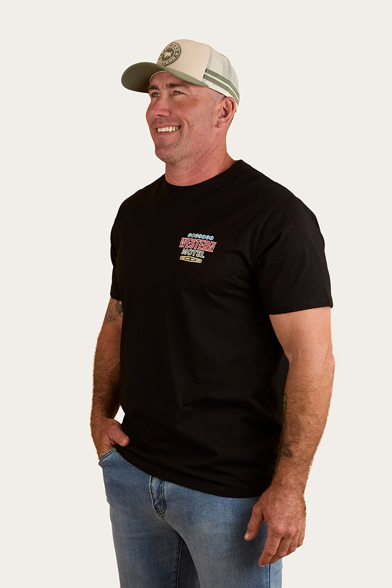 Ringers Western Ride Hard Mens Loose Fit T-Shirt