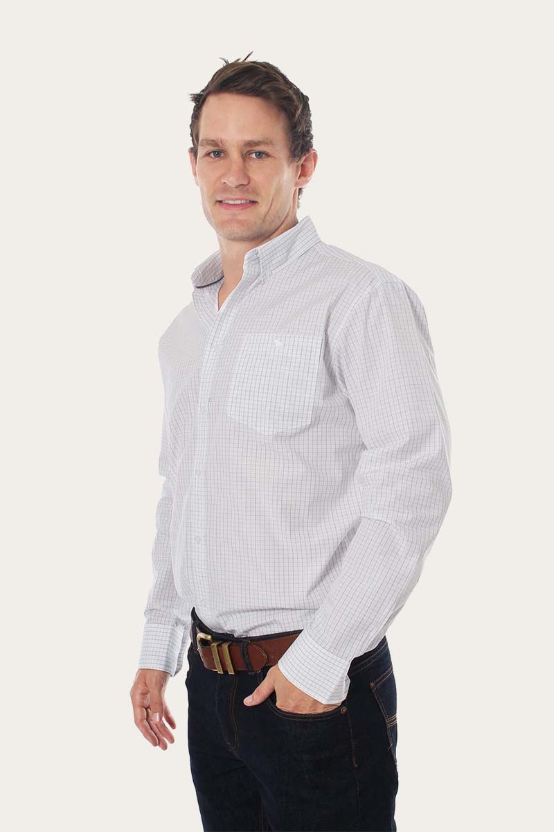 Ringers Western Territory Mens Business Check Dress Shirt