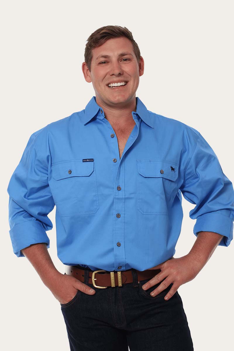 Ringers Western King River Mens Full Button Work Shirt