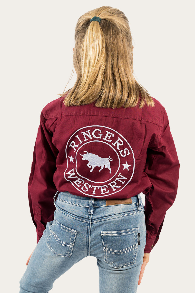 Ringers Western Jackaroo Kids Full Button Work Shirt