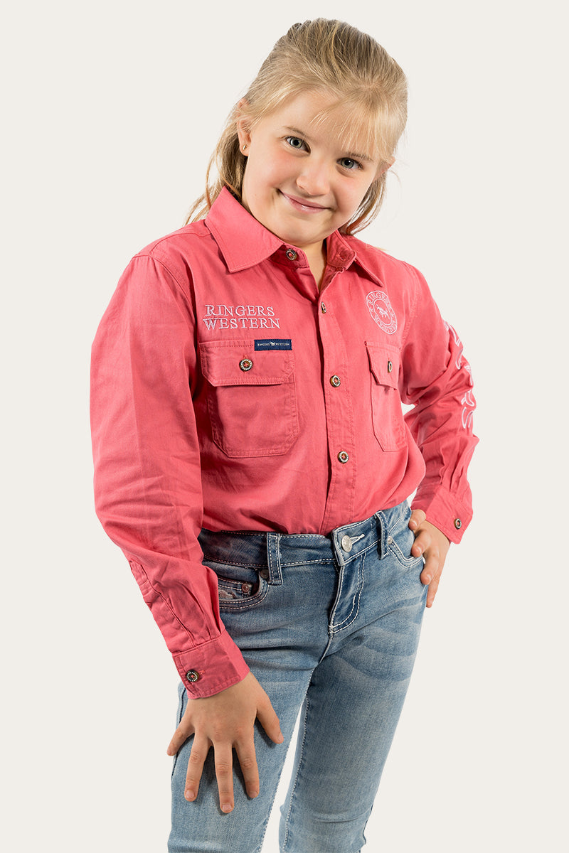 Ringers Western Jackaroo Kids Full Button Work Shirt