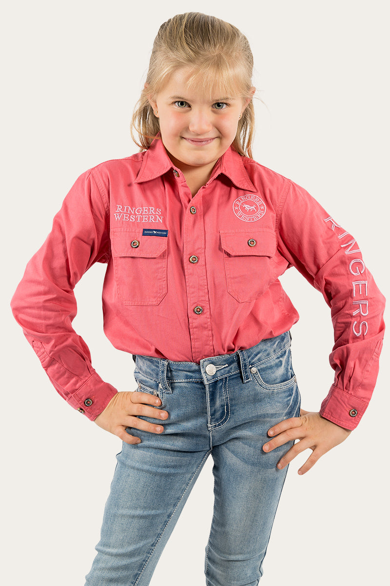 Ringers Western Jackaroo Kids Full Button Work Shirt