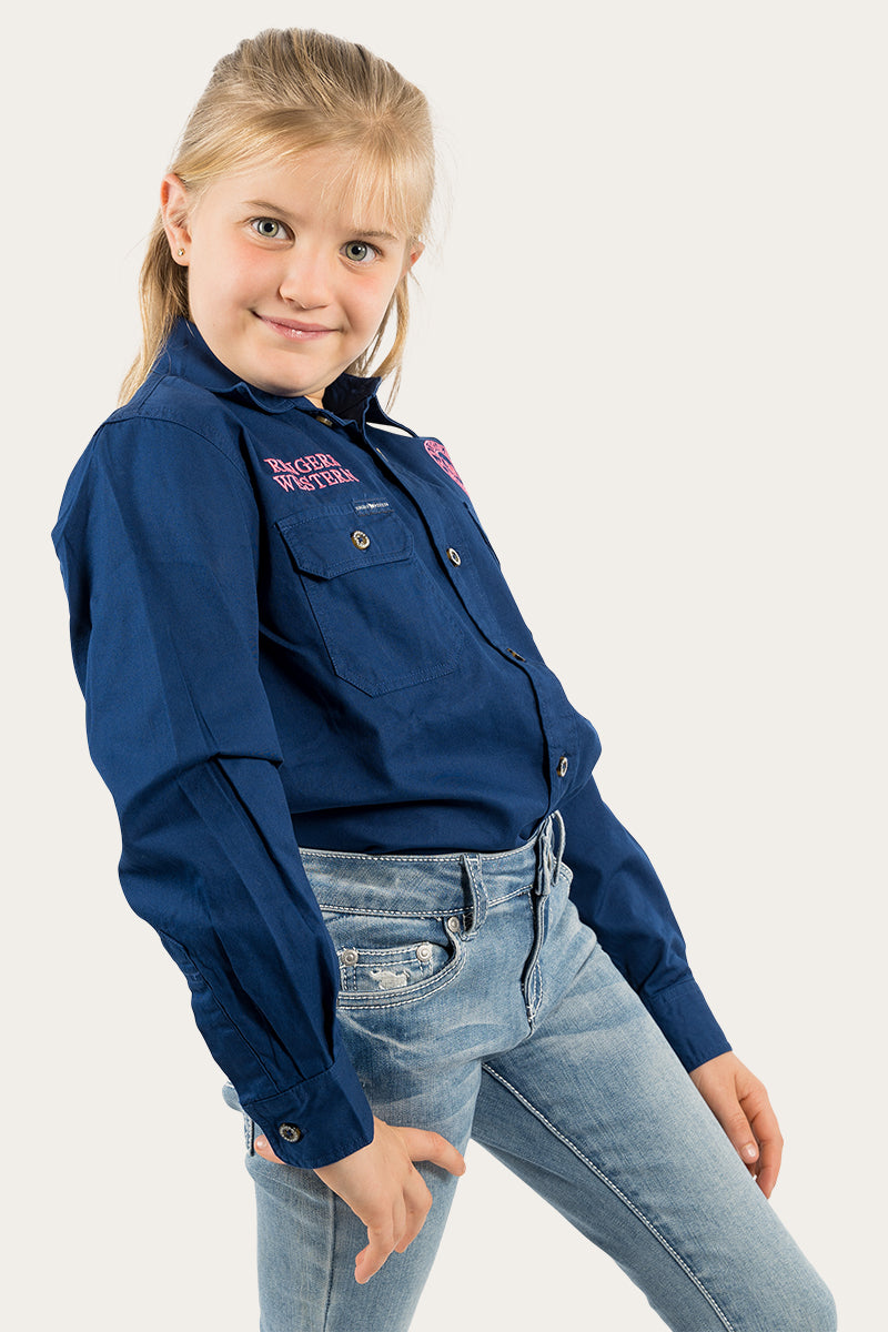 Ringers Western Jackaroo Kids Full Button Work Shirt