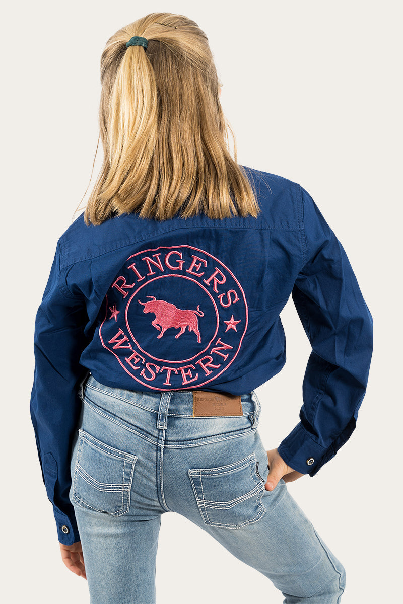 Ringers Western Jackaroo Kids Full Button Work Shirt