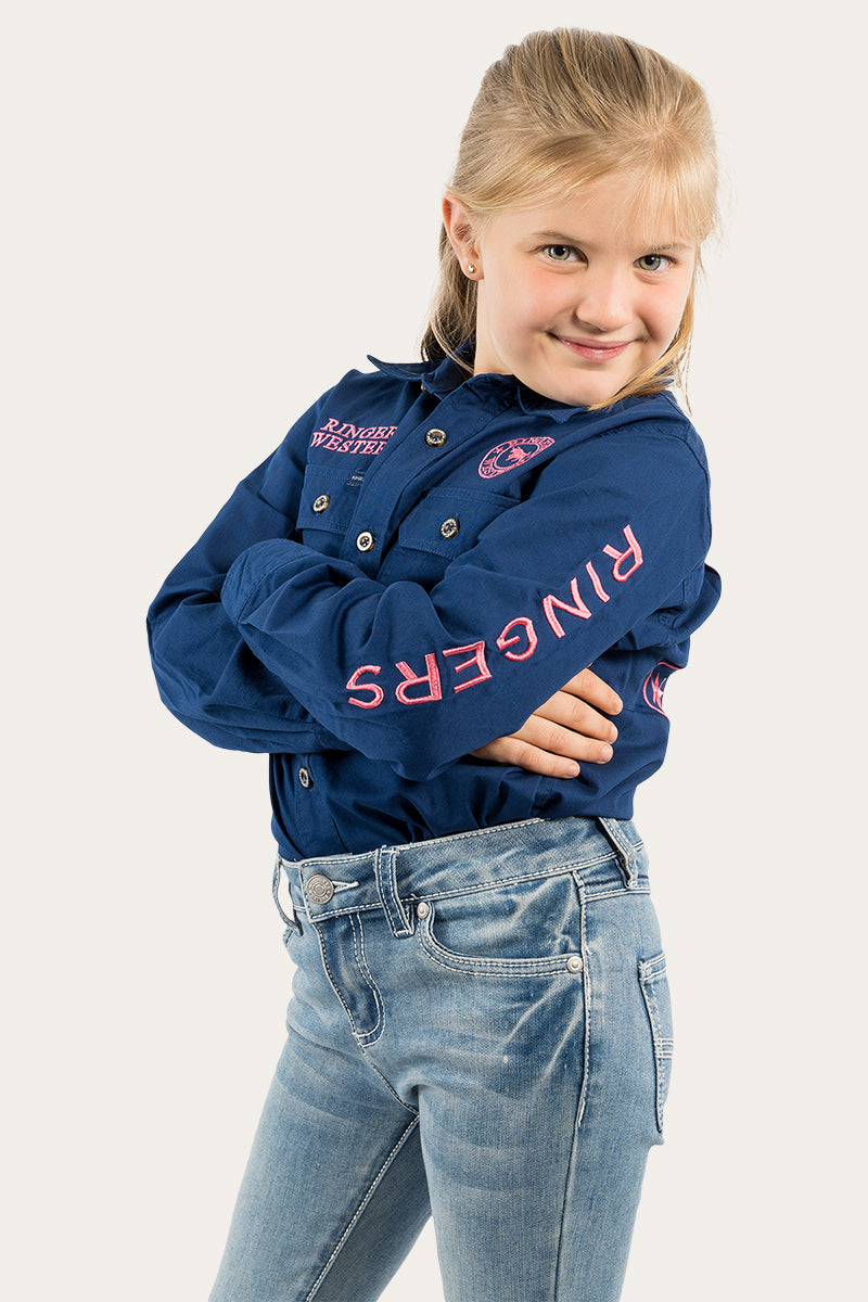 Ringers Western Jackaroo Kids Full Button Work Shirt