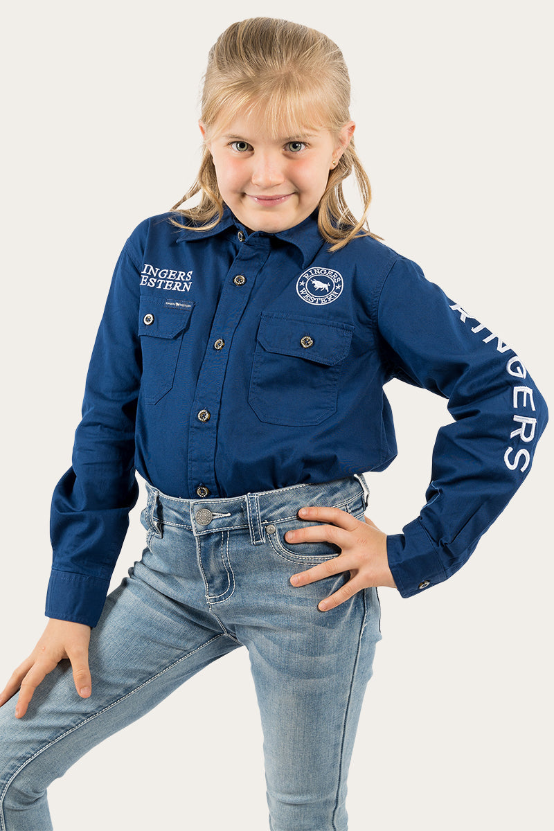 Ringers Western Jackaroo Kids Full Button Work Shirt