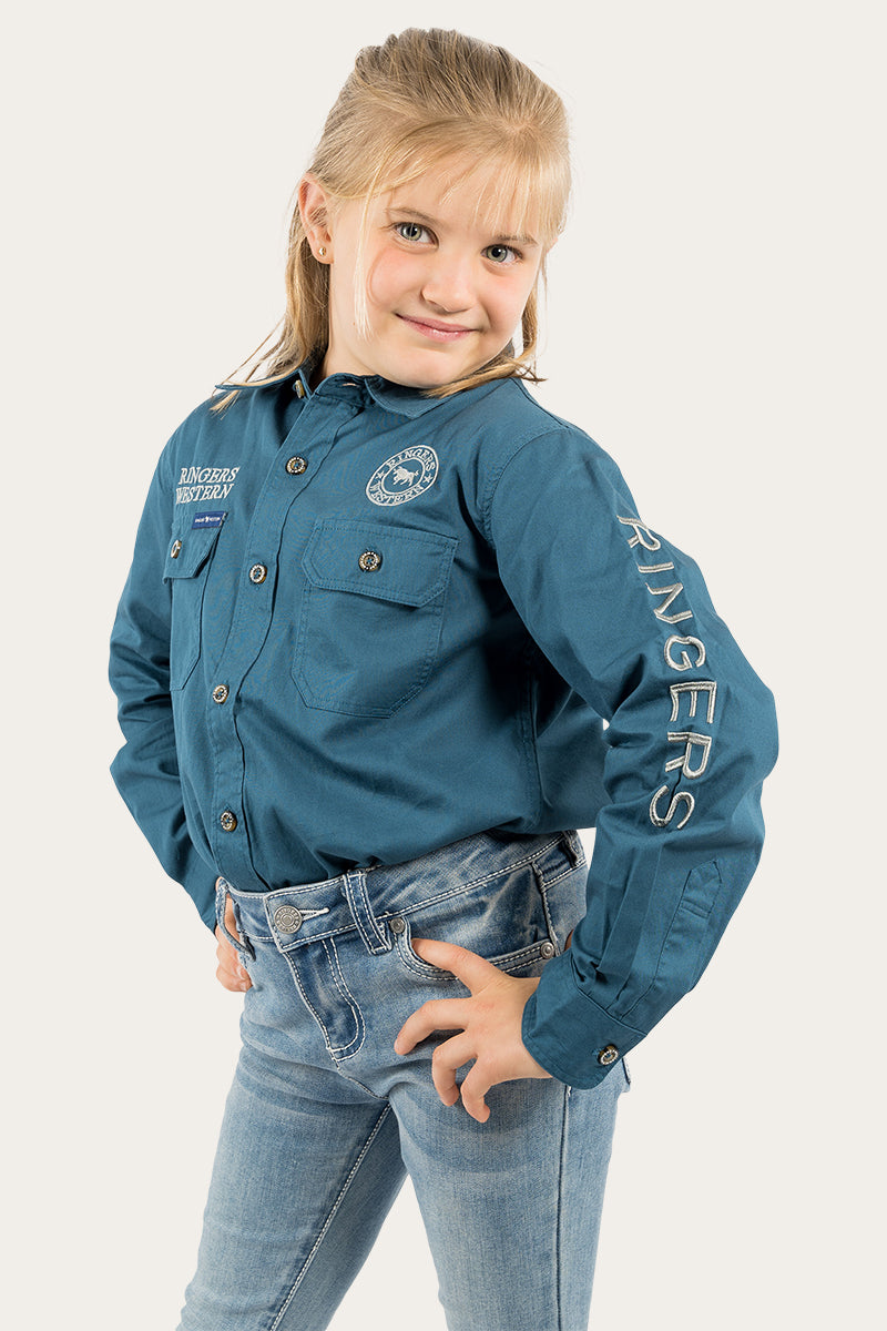 Ringers Western Jackaroo Kids Full Button Work Shirt