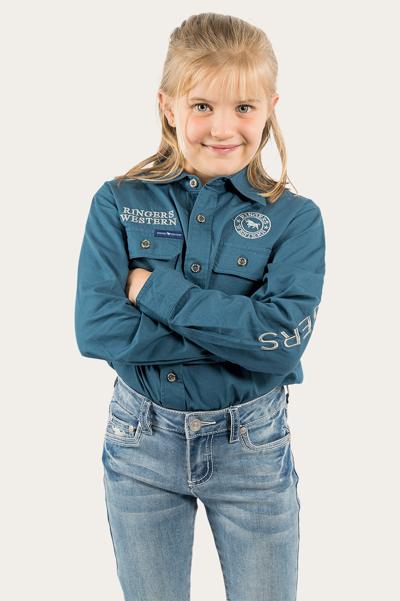 Ringers Western Jackaroo Kids Full Button Work Shirt