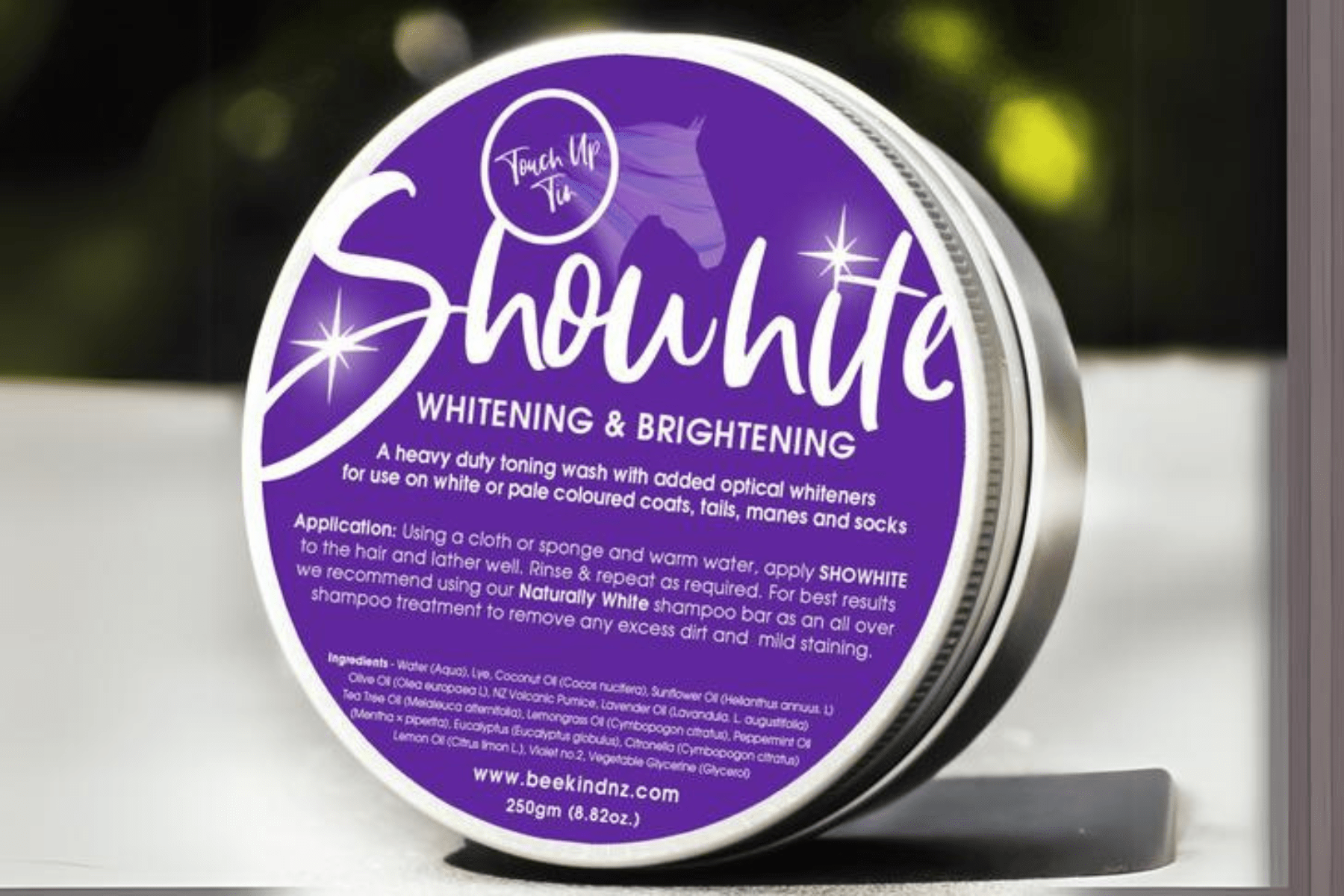 Show White - Shampoo Toning Bar for Horses