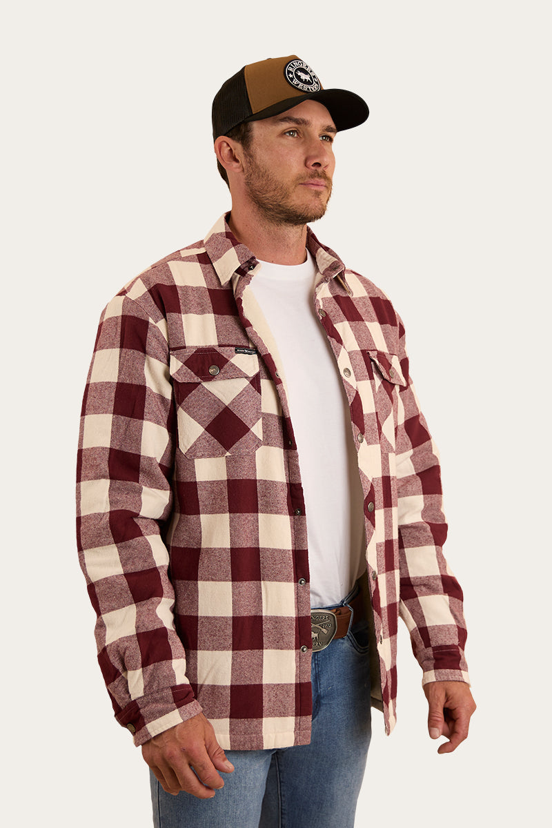 Ringers Western Sawyer Mens Sherpa Flannel