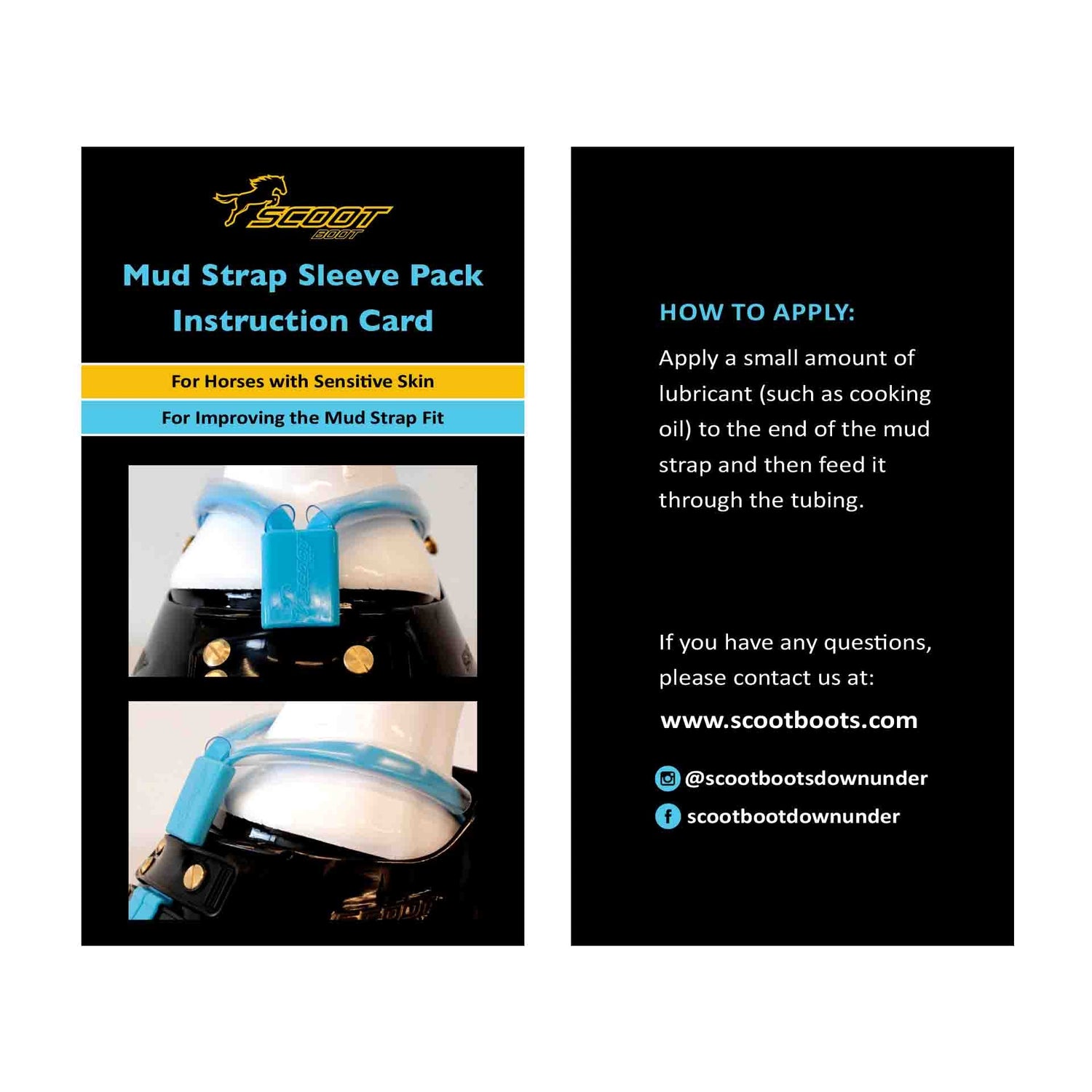 Scootboot Mud Strap Sleeves